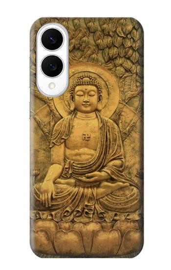 S2452 Buddha Bas Relief Art Graphic Printed Hülle Schutzhülle Taschen für Samsung Galaxy S25 Edge