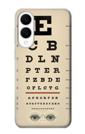 S2502 Eye Exam Chart Decorative Decoupage Poster Hülle Schutzhülle Taschen für Samsung Galaxy S25 Edge