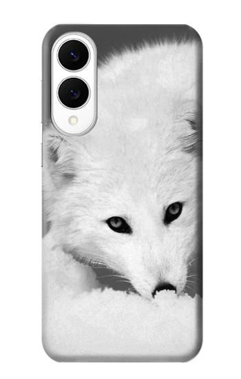 S2569 White Arctic Fox Hülle Schutzhülle Taschen für Samsung Galaxy S25 Edge