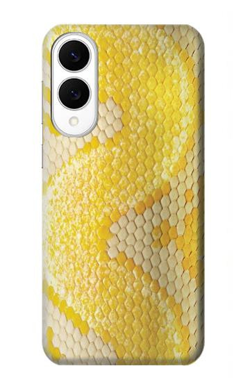 S2713 Yellow Snake Skin Graphic Printed Hülle Schutzhülle Taschen für Samsung Galaxy S25 Edge