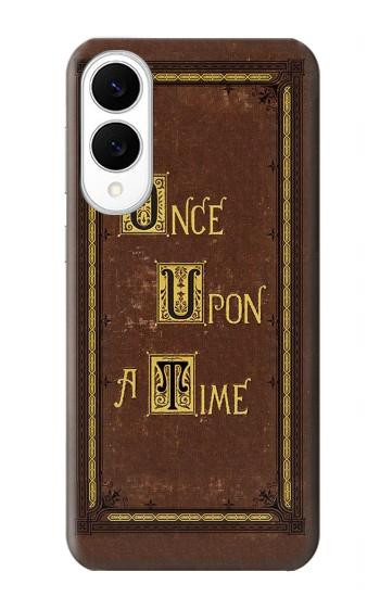 S2824 Once Upon a Time Book Cover Hülle Schutzhülle Taschen für Samsung Galaxy S25 Edge