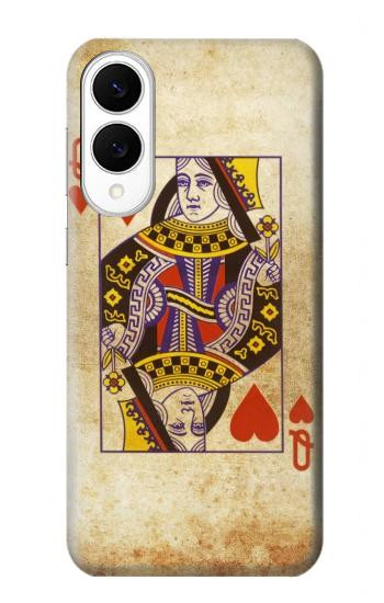 S2833 Poker Card Queen Hearts Hülle Schutzhülle Taschen für Samsung Galaxy S25 Edge
