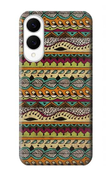 S2860 Aztec Boho Hippie Pattern Hülle Schutzhülle Taschen für Samsung Galaxy S25 Edge