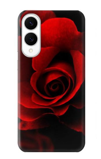 S2898 Red Rose Hülle Schutzhülle Taschen für Samsung Galaxy S25 Edge