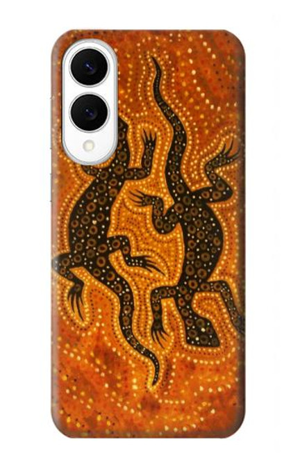 S2901 Lizard Aboriginal Art Hülle Schutzhülle Taschen für Samsung Galaxy S25 Edge