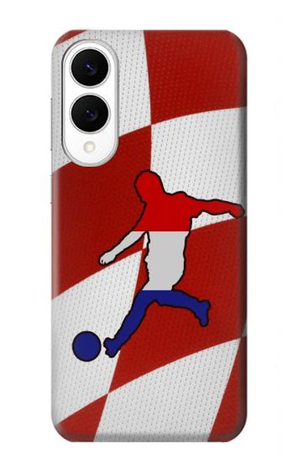 S2993 Croatia Football Soccer Hülle Schutzhülle Taschen für Samsung Galaxy S25 Edge