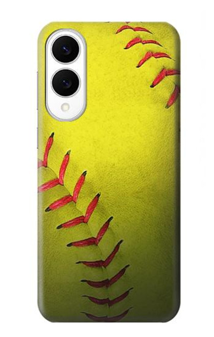 S3031 Yellow Softball Ball Hülle Schutzhülle Taschen für Samsung Galaxy S25 Edge