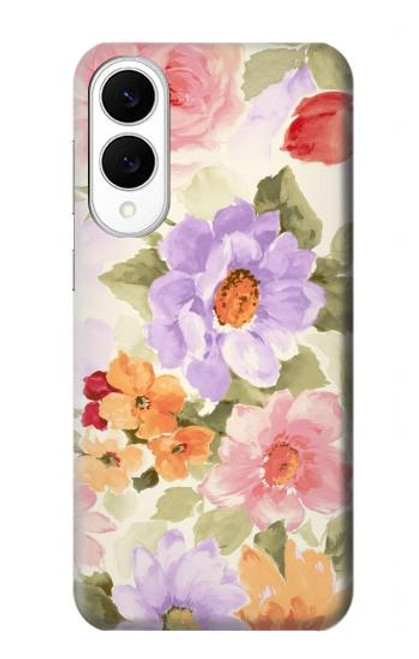 S3035 Sweet Flower Painting Hülle Schutzhülle Taschen für Samsung Galaxy S25 Edge