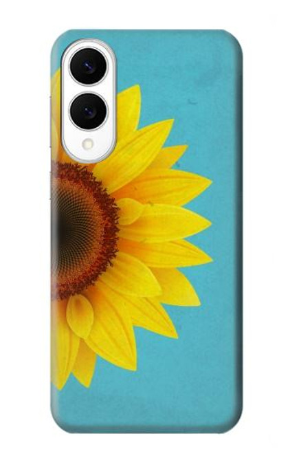 S3039 Vintage Sunflower Blue Hülle Schutzhülle Taschen für Samsung Galaxy S25 Edge