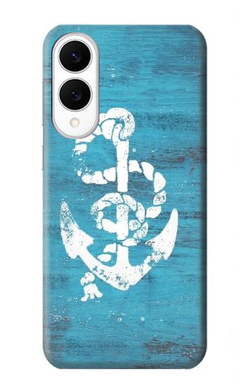 S3053 Marine Anchor Blue Hülle Schutzhülle Taschen für Samsung Galaxy S25 Edge