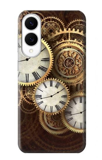 S3172 Gold Clock Live Hülle Schutzhülle Taschen für Samsung Galaxy S25 Edge