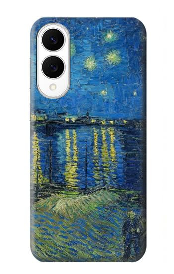 S3336 Van Gogh Starry Night Over the Rhone Hülle Schutzhülle Taschen für Samsung Galaxy S25 Edge