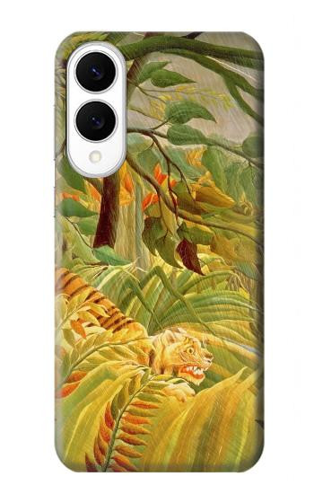 S3344 Henri Rousseau Tiger in a Tropical Storm Hülle Schutzhülle Taschen für Samsung Galaxy S25 Edge