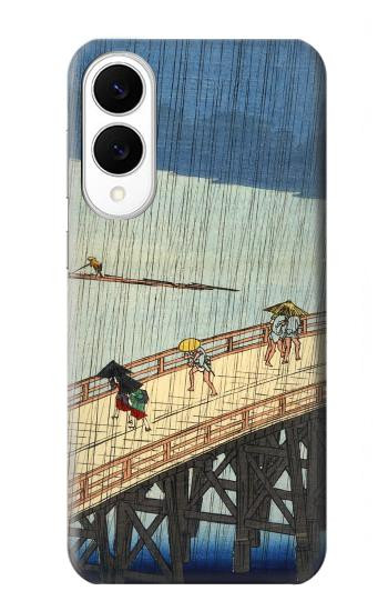 S3347 Utagawa Hiroshige Sudden shower Hülle Schutzhülle Taschen für Samsung Galaxy S25 Edge