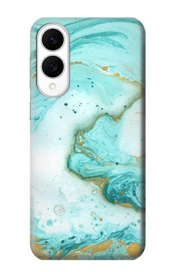 S3399 Green Marble Graphic Print Hülle Schutzhülle Taschen für Samsung Galaxy S25 Edge