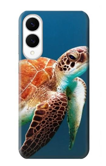 S3497 Green Sea Turtle Hülle Schutzhülle Taschen für Samsung Galaxy S25 Edge