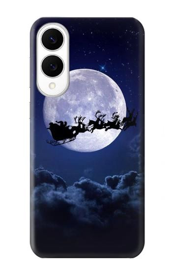 S3508 Xmas Santa Moon Hülle Schutzhülle Taschen für Samsung Galaxy S25 Edge