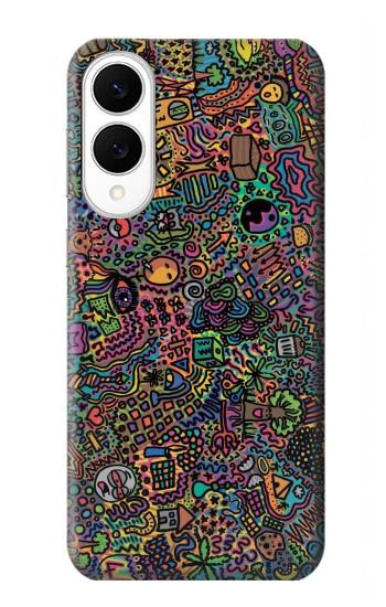 S3815 Psychedelic Art Hülle Schutzhülle Taschen für Samsung Galaxy S25 Edge