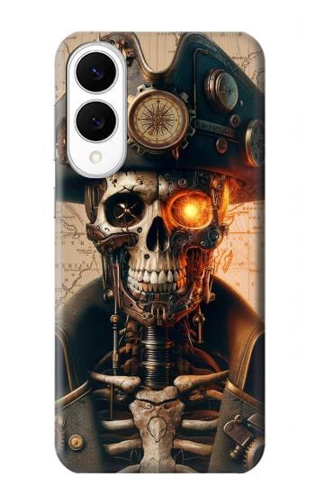 S4018 Steampunk Pirate Skull Hülle Schutzhülle Taschen für Samsung Galaxy S25 Edge