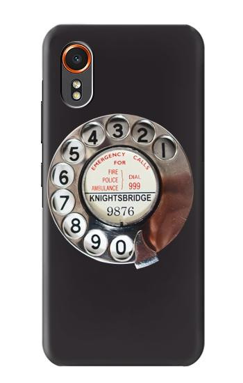 S0059 Retro Rotary Phone Dial On Hülle Schutzhülle Taschen für Samsung Galaxy XCover7