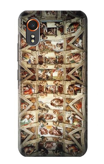 S0177 Michelangelo Chapel ceiling Hülle Schutzhülle Taschen für Samsung Galaxy XCover7