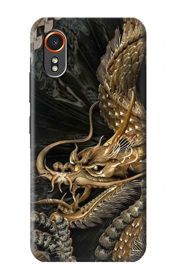S0426 Gold Dragon Hülle Schutzhülle Taschen für Samsung Galaxy XCover7