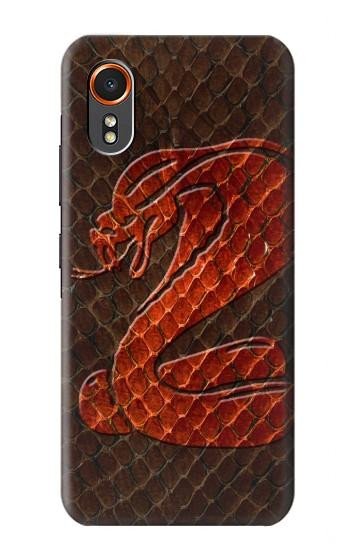 S0663 Cobra Snake Skin Hülle Schutzhülle Taschen für Samsung Galaxy XCover7