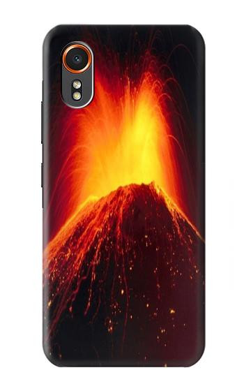 S0745 Volcano Lava Hülle Schutzhülle Taschen für Samsung Galaxy XCover7