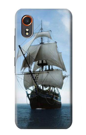 S1096 Sailing Ship in an Ocean Hülle Schutzhülle Taschen für Samsung Galaxy XCover7