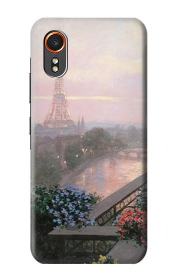 S1443 Terrace in Paris Eifel Hülle Schutzhülle Taschen für Samsung Galaxy XCover7