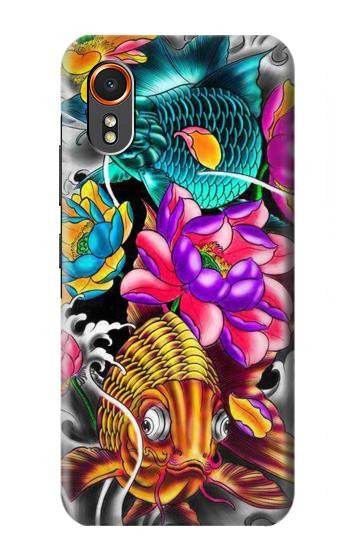 S1630 Fish Japanese Oriental Tattoo Hülle Schutzhülle Taschen für Samsung Galaxy XCover7