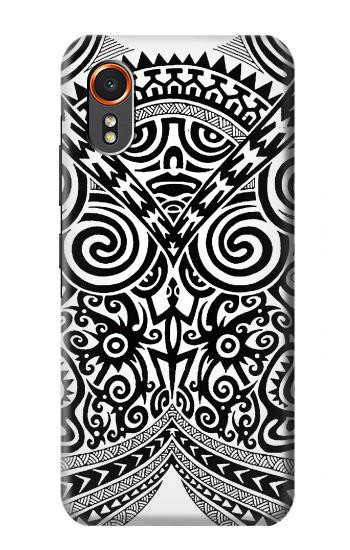 S1655 Maori Tattoo Hülle Schutzhülle Taschen für Samsung Galaxy XCover7