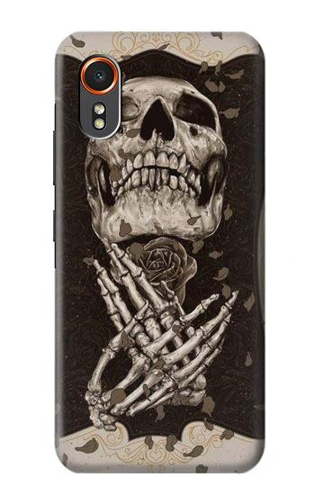 S1676 Skull Rose Hülle Schutzhülle Taschen für Samsung Galaxy XCover7