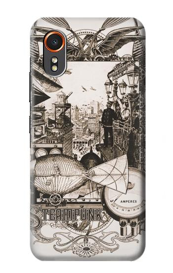 S1681 Steampunk Drawing Hülle Schutzhülle Taschen für Samsung Galaxy XCover7