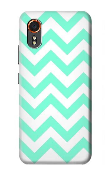 S1723 Mint Chevron Zigzag Hülle Schutzhülle Taschen für Samsung Galaxy XCover7