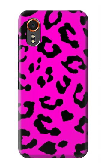 S1850 Pink Leopard Pattern Hülle Schutzhülle Taschen für Samsung Galaxy XCover7