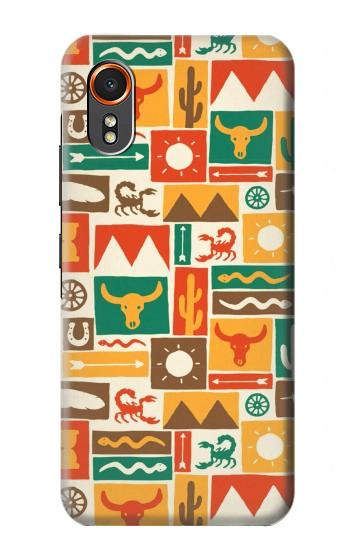 S1873 Western Pattern Hülle Schutzhülle Taschen für Samsung Galaxy XCover7