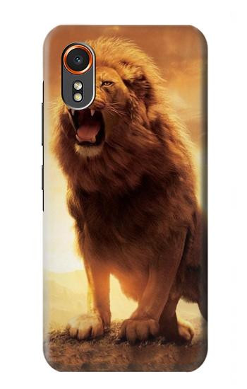 S1957 Lion Aslan Hülle Schutzhülle Taschen für Samsung Galaxy XCover7