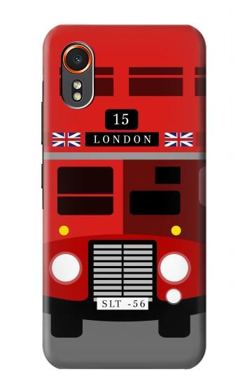 S2058 England British Double Decker Bus Hülle Schutzhülle Taschen für Samsung Galaxy XCover7