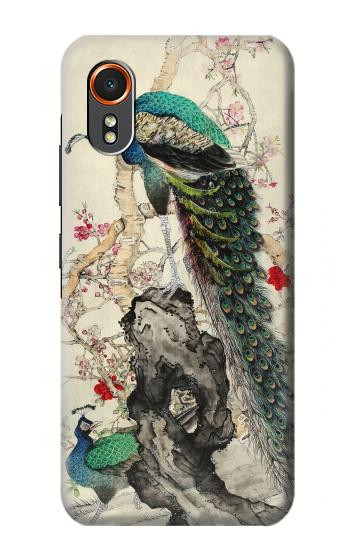 S2086 Peacock Painting Hülle Schutzhülle Taschen für Samsung Galaxy XCover7