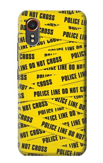 S2088 Police Line Do Not Cross Hülle Schutzhülle Taschen für Samsung Galaxy XCover7