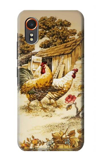 S2181 French Country Chicken Hülle Schutzhülle Taschen für Samsung Galaxy XCover7