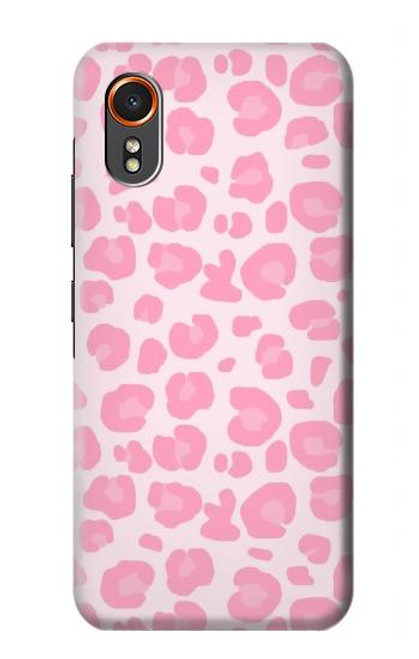S2213 Pink Leopard Pattern Hülle Schutzhülle Taschen für Samsung Galaxy XCover7