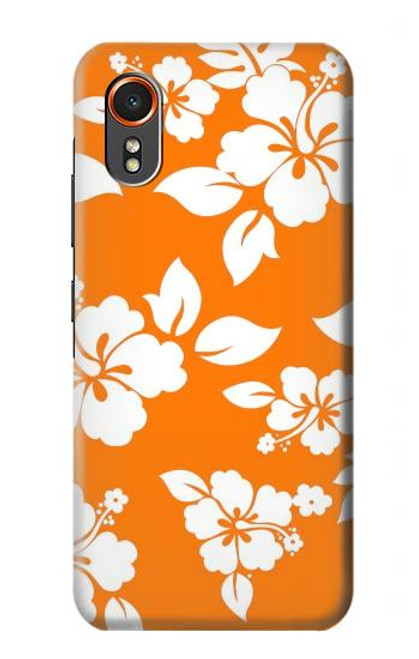 S2245 Hawaiian Hibiscus Orange Pattern Hülle Schutzhülle Taschen für Samsung Galaxy XCover7