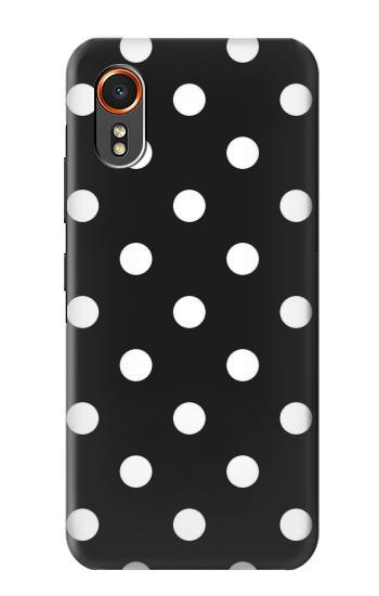 S2299 Black Polka Dots Hülle Schutzhülle Taschen für Samsung Galaxy XCover7