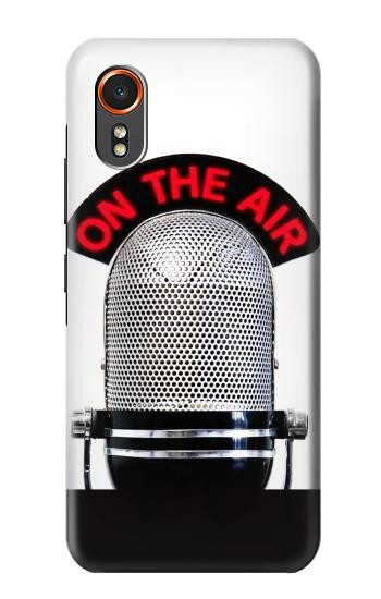 S2381 Vintage Radio Microphone On The Air Hülle Schutzhülle Taschen für Samsung Galaxy XCover7