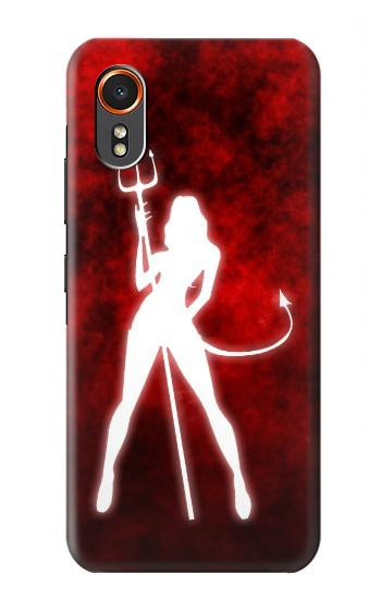 S2455 Sexy Devil Girl Hülle Schutzhülle Taschen für Samsung Galaxy XCover7