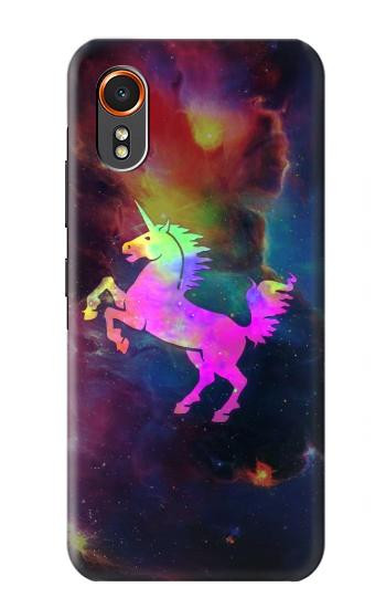 S2486 Rainbow Unicorn Nebula Space Hülle Schutzhülle Taschen für Samsung Galaxy XCover7