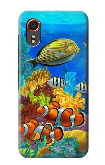 S2568 Sea Seabed Fish Corals Underwater Ocean Hülle Schutzhülle Taschen für Samsung Galaxy XCover7