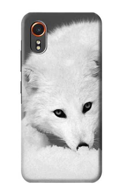 S2569 White Arctic Fox Hülle Schutzhülle Taschen für Samsung Galaxy XCover7